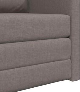 Sofa bed ciemnoszary 74 x 77 x 81 cm tkanina