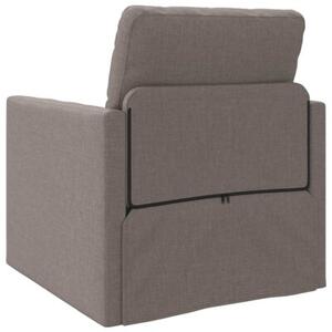 Sofa bed ciemnoszary 74 x 77 x 81 cm tkanina