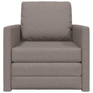 Sofa bed ciemnoszary 74 x 77 x 81 cm tkanina