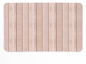 Brązowy gumowy dywanik łazienkowy 50x80 cm Calista – douceur d'intérieur