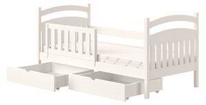 Łóżko dziecięce drewniane Amely - Kolor Biały 80x180
