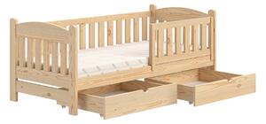 Łóżko dziecięce drewniane Alvins DP 002 - Kolor Sosna 80x180