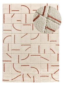 Ceglasto-kremowy dywan 160x230 cm Brenda – Universal
