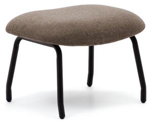 Brązowy puf Belina – Kave Home