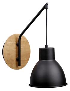 Czarny kinkiet w stylu loft - K319 C2-G94