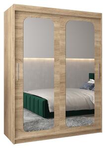Szafa przesuwna garderoba Promo T3 150 wys. 200 cm sonoma + sonoma