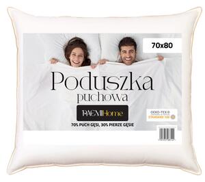 Poduszka puchowa do spania PaemiHome 70x80 cm 70% puch, 30% pierze 1szt