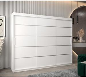 Szafa przesuwna garderoba Verona 1 250 wys. 200 cm biaÅy + biaÅy