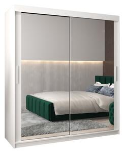 Szafa przesuwna garderoba Tokyo 3 180 wys. 200 cm biaÅy + biaÅy