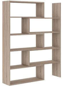 Regał na książki rozsuwany otwarty 138 cm Karol 01 Dąb Sonoma