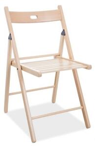 Krzesło SMART II składane drewniane naturalne Signal SMART2NA