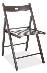 Krzesło SMART II składane drewniane orzech Signal SMART2CO