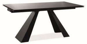 Stół rozkładany SALVADORE czarny mat 90x160(240) Signal SALVADOREC160