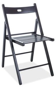 Krzesło SMART II składane drewniane czarne Signal SMART2C SMART2C, Kolor: Dąb antyczny