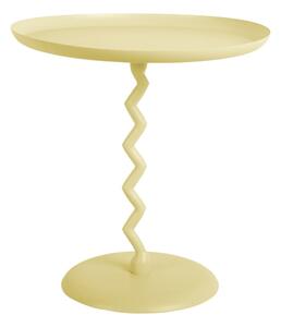 Metalowy okrągły stolik ø 40 cm Zig Zag – Leitmotiv