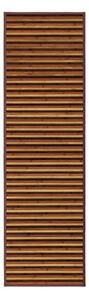 Musztardowo-brązowy bambusowy chodnik 60x200 cm – Casa Selección