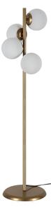 Lampa stojąca w kolorze złota Squid Lighting Owl, wys. 130 cm
