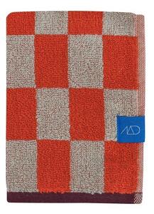 Pomarańczowo-beżowe ręczniki z bawełny organicznej frotte zestaw 2 szt. 40x55 cm Retro – Mette Ditmer Denmark