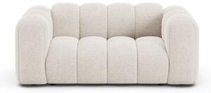 Kremowa sofa z tkaniny szenilowej 170 cm Lupine – Micadoni