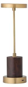Lampa stołowa LED w kolorze złota ze ściemniaczem i metalowym kloszem (wysokość 30 cm) Chico – Bloomingville