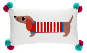 Poduszka dziecięca z mieszanki bawełny 50x33 cm Sausage Dog – Rex London