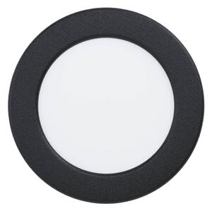 Czarna lampa LED wpuszczana w sufit FUEVA 5 – EGLO