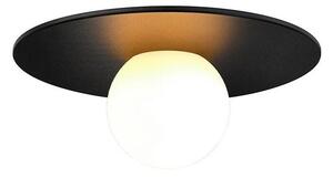 Nordlux Nordlux - Plafon łazienkowy SIONA 1xE27/60W/230V IP44 czarny NX0434