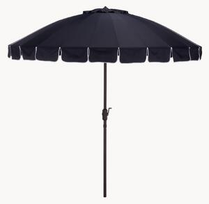 Okrągły parasol ogrodowy Crank Panza, Ø 252 cm