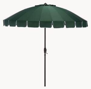 Okrągły parasol ogrodowy Crank Panza, Ø 252 cm