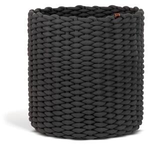 Tekstylny koszyk ø 40x40 cm Peach Skin Round XL – Bigso