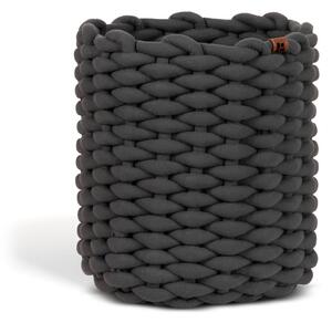 Tekstylny koszyk ø 25x25 cm Peach Skin Round M – Bigso