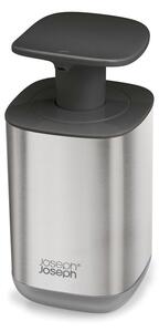 Dozownik do mydła ze stali nierdzewnej w kolorze srebra z połyskiem 250 ml Presto Steel – Joseph Joseph