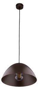 Ciemnobrązowa lampa wisząca Faro - 33 cm