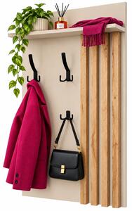 Kaszmirowy wieszak z półką do przedpokoju N6-P09