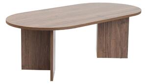 Ciemnobrązowy stolik w dekorze orzecha 60x119 cm Sable – Kalune Design