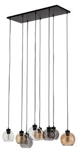 Lampa Wisząca TK Lighting, Cubus, ściemnialny, wielokolorowy, salon, szkło, nowoczesny