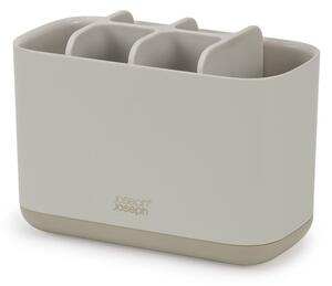 Beżowy plastikowy stojak na szczoteczki do zębów EasyStore – Joseph Joseph