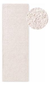 Chodnik z materiału bouclé tkany ręcznie w kolorze kości słoniowej 80x200 cm Notting Hill Portobello – Ted Baker