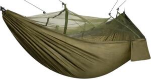 RealG RC-K-878 Hamak turystyczny z moskitier 140 x 260 cm, zielony