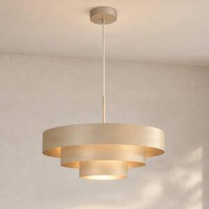 Lampa wisząca Trio Domiluce, możliwość ściemniania, kremowy / amber, salon / jadalnia, metal, nowoczesny