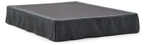 Antracytowe tapicerowane łóżko dwuosobowe 150x190 cm Jaira – Kave Home