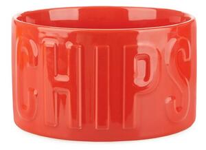 Czerwona ceramiczna miska do serwowania 1 l Chips – Balvi