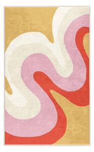 Żółto-różowy dywan odpowiedni do prania 60x100 cm Raspberry Creamsicle – Mila Home
