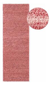 Ciemnoróżowy chodnik z materiału bouclé tkany ręcznie 80x200 cm Notting Hill Portobello – Ted Baker