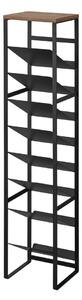 Czarny metalowy regał na wino liczba butelek 16 20x88,5x19 cm Tower – YAMAZAKI