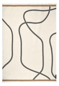 Kremowy koc 130x175 cm Shadow – Mette Ditmer Denmark