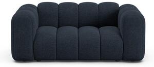 Ciemnoniebieska sofa z tkaniny szenilowej 170 cm Lupine – Micadoni