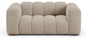 Beżowa sofa z tkaniny szenilowej 170 cm Lupine – Micadoni