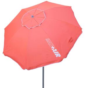 Parasol plażowy, odporny na wiatr, z ochroną UV50, o średnicy 220 cm, z torbą do przechowywania, idealny na wypoczynek