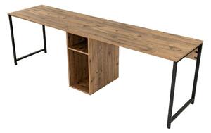 Biurko w dekorze sosny 60x240 cm Twin – Kalune Design